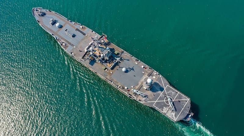 Vessel at sea