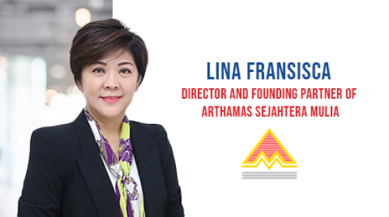 ©TotalEnergies Portrait of Lina Fransisca, Director and Founding Partner of Arthamas Sejahtera Mulia