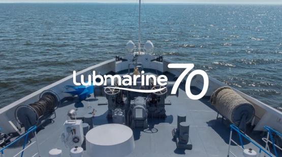 (c)TotalEnergies, AdobeStock Lubmarine 70th annivesary logo - ship bow