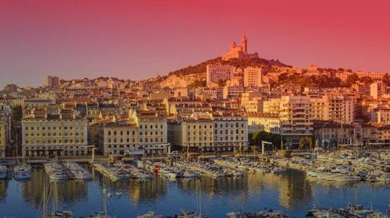 (c)TotalEnergies, AdobeStock View over the marina port of Marseille