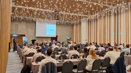 Technical Superintendents and ship managers attending a Lubmarine Technical Conference in Athens